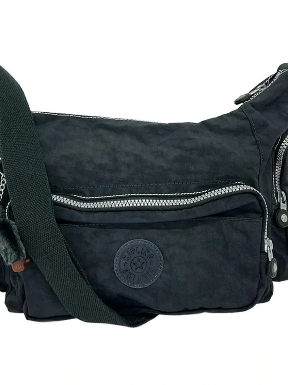 Kipling Dark Navy Nylon Shoulder Bag
